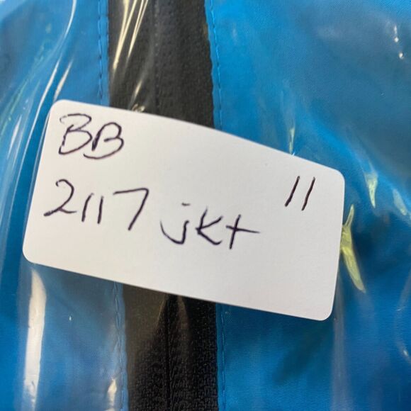 2117 of Sweden Jacket Men Large Blue Windbreaker Lightweight Full Zip Activewear - Picture 16 of 16